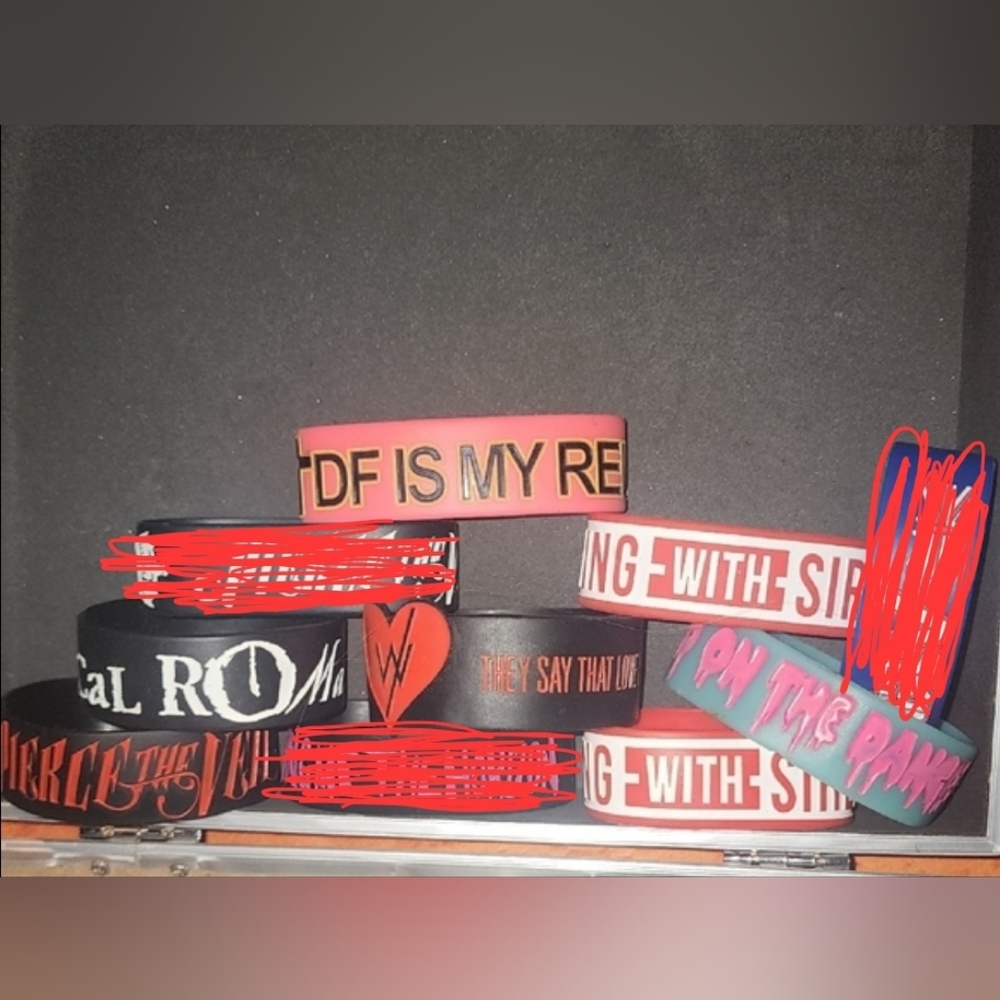 Colorful Rubber Band Wristbands